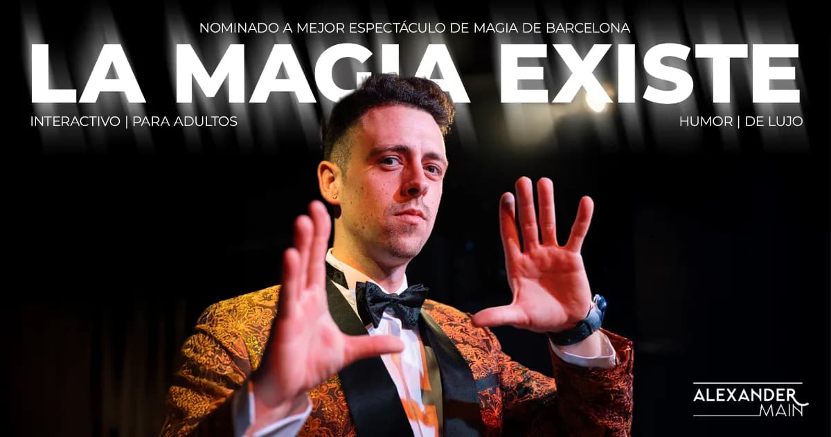 Cartell de La Magia Existe a Madrid
